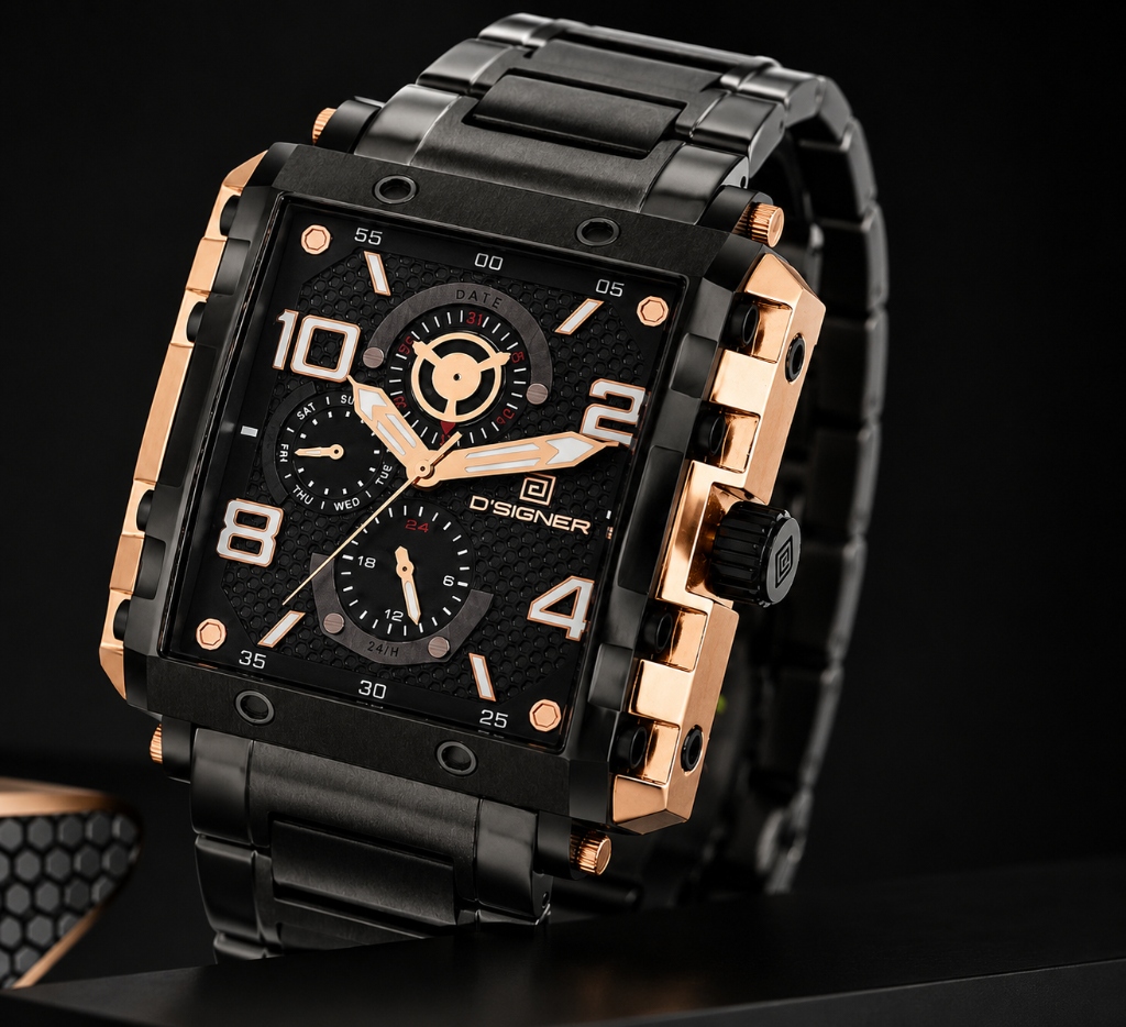 D'Signer Tactix – Rose Gold Multi Sub-Dial