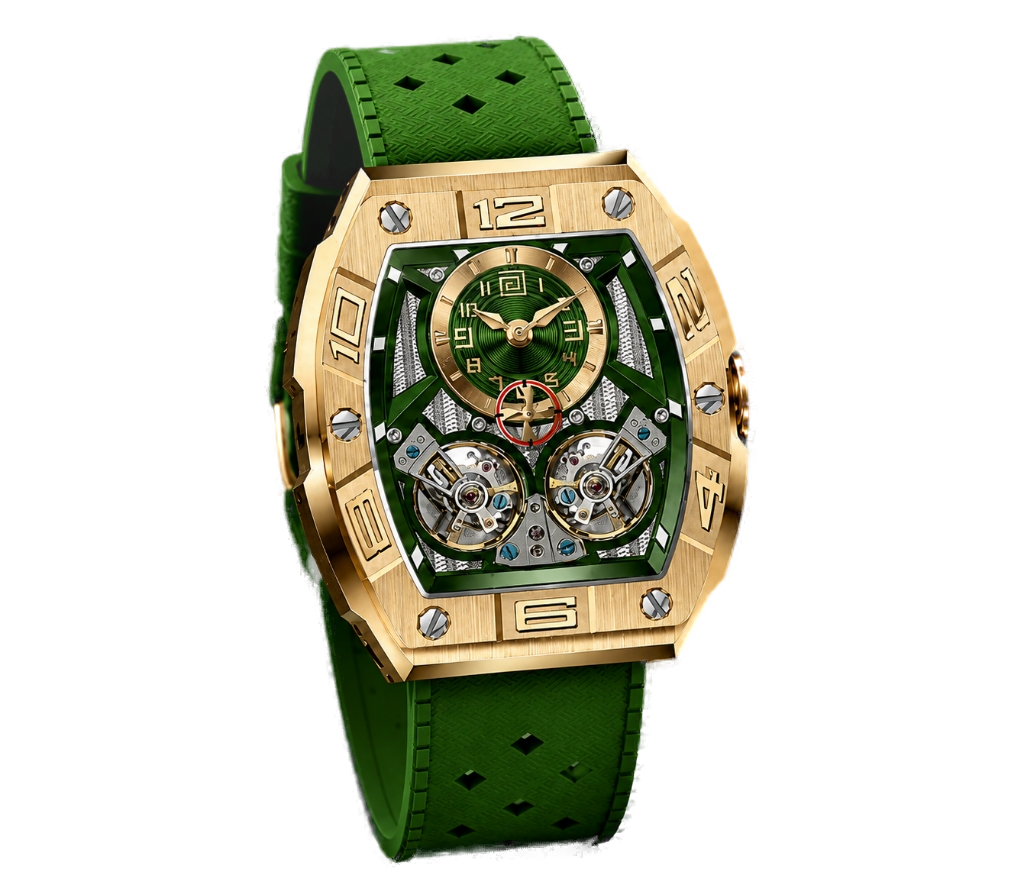 D'Signer Grandeur – Green Gold Skeleton Tourbillon